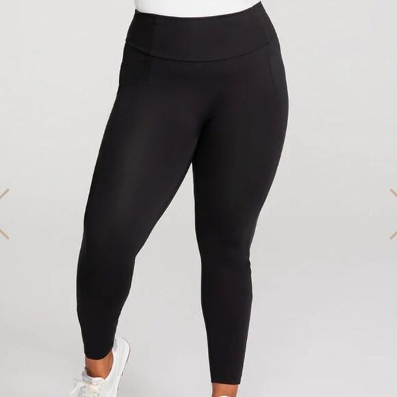 Honeylove InnerPower Pocket Leggings in Jet Black Size XL - Picture 1 of 9